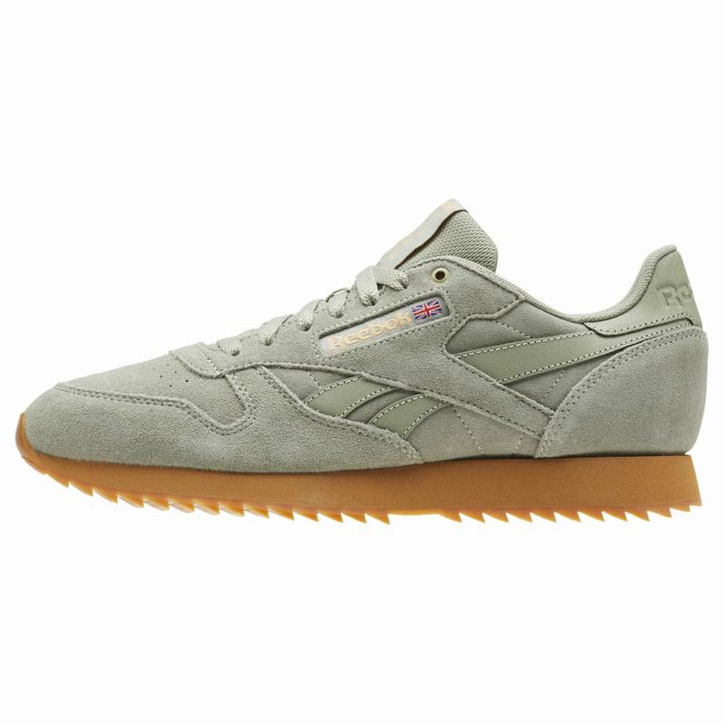 Reebok Classic Leather Montana Cans Tenisky Panske - Zelene ON2156FC